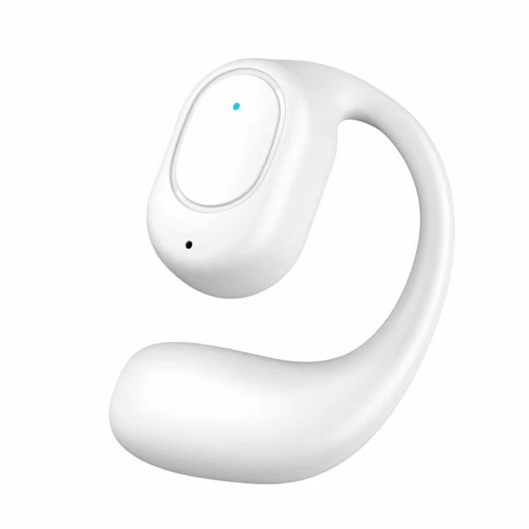 D6 OWS Ear-mounted ENC Noise Reduction Wireless Bluetooth 5.2 Earphones, Color: White without Accessories - Shopkiz.com