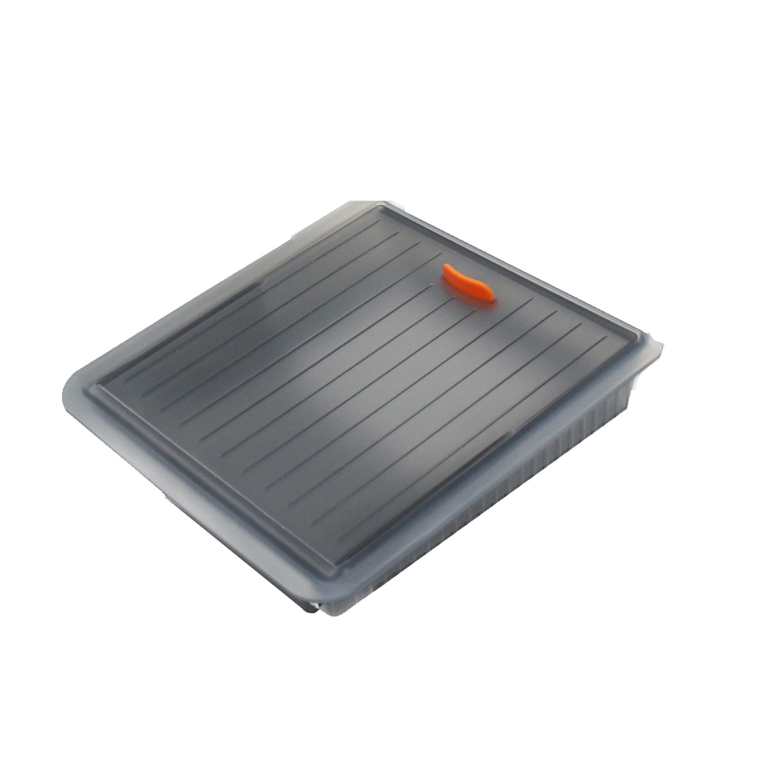 For Tesla Model 3 / Y Central Control Armrest Magnetic Hidden Storage Box(Gray) - Shopkiz.com