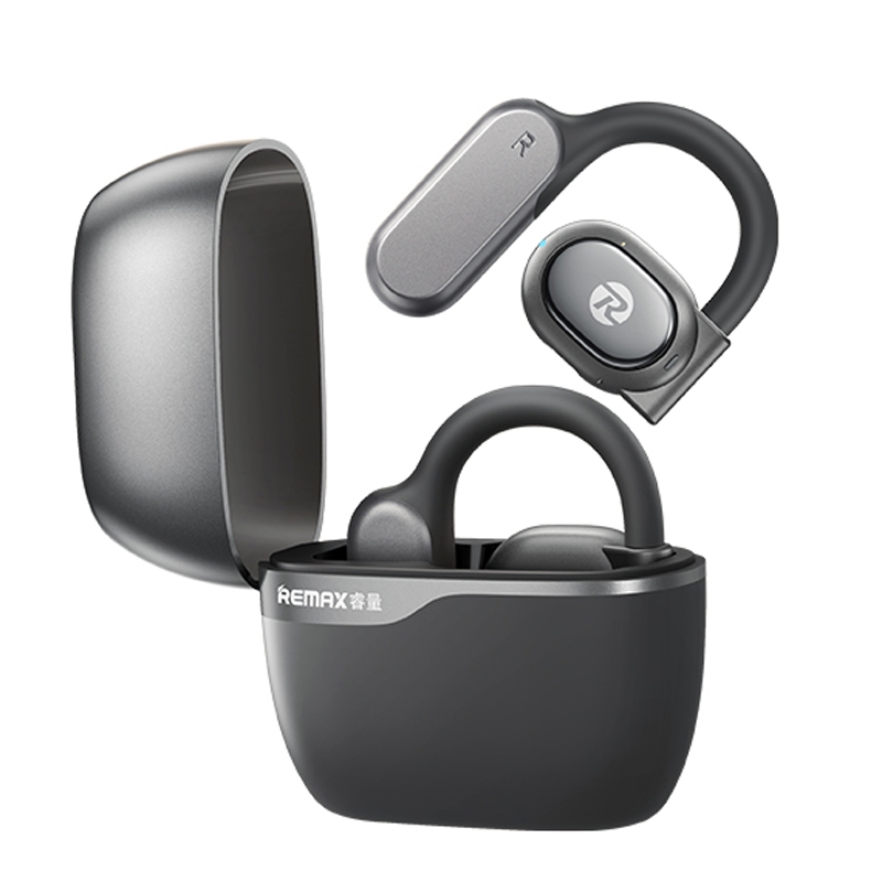 REMAX OpenBuds P1 Air Conduction Music Wireless Bluetooth Earphone(Black) - Shopkiz.com