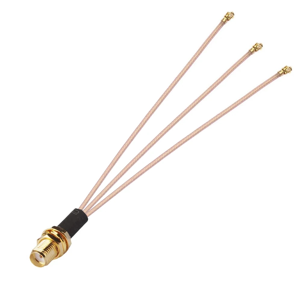 1 In 3 IPX To SMAK RG178 Pigtail WIFI Antenna Extension Cable Jumper(20cm) - Shopkiz.com
