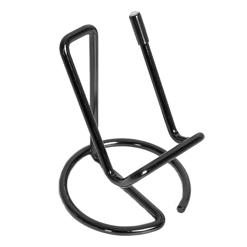 Wrought Iron Stable Desktop Tablet Phone Lazy Stand Office Business Card Holder(Black) - Shopkiz.com