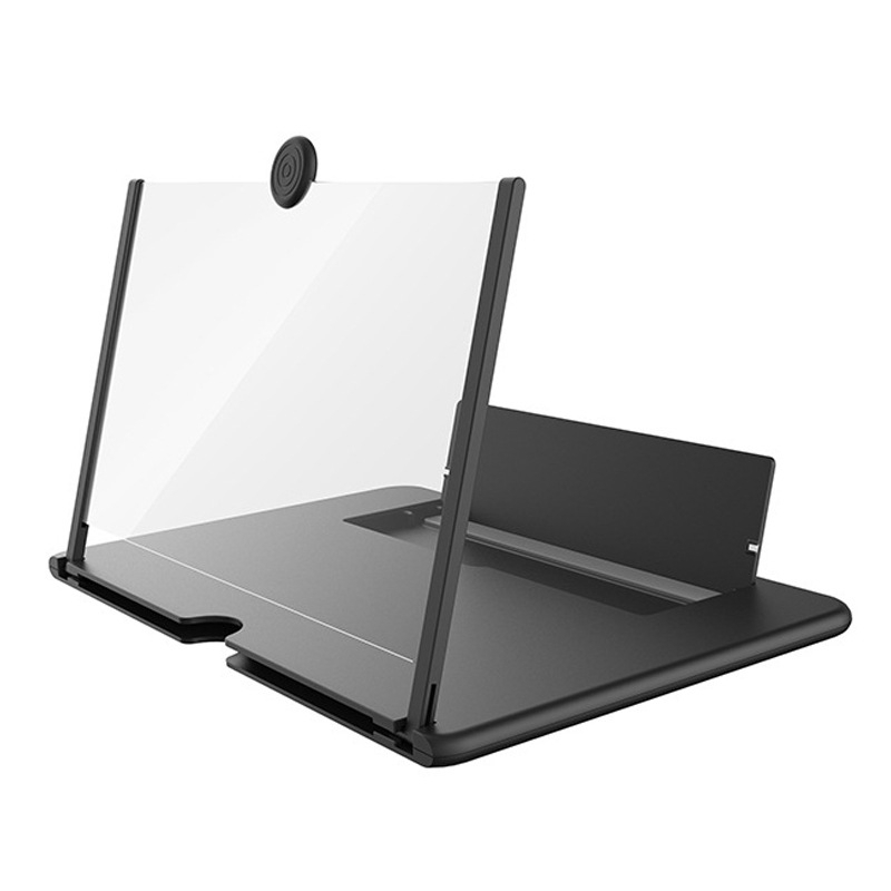 Pull-Out Folding Phone Screen Amplifier HD Anti-Blue Light Magnifying Glass, Color: 18-inch-Black - Shopkiz.com