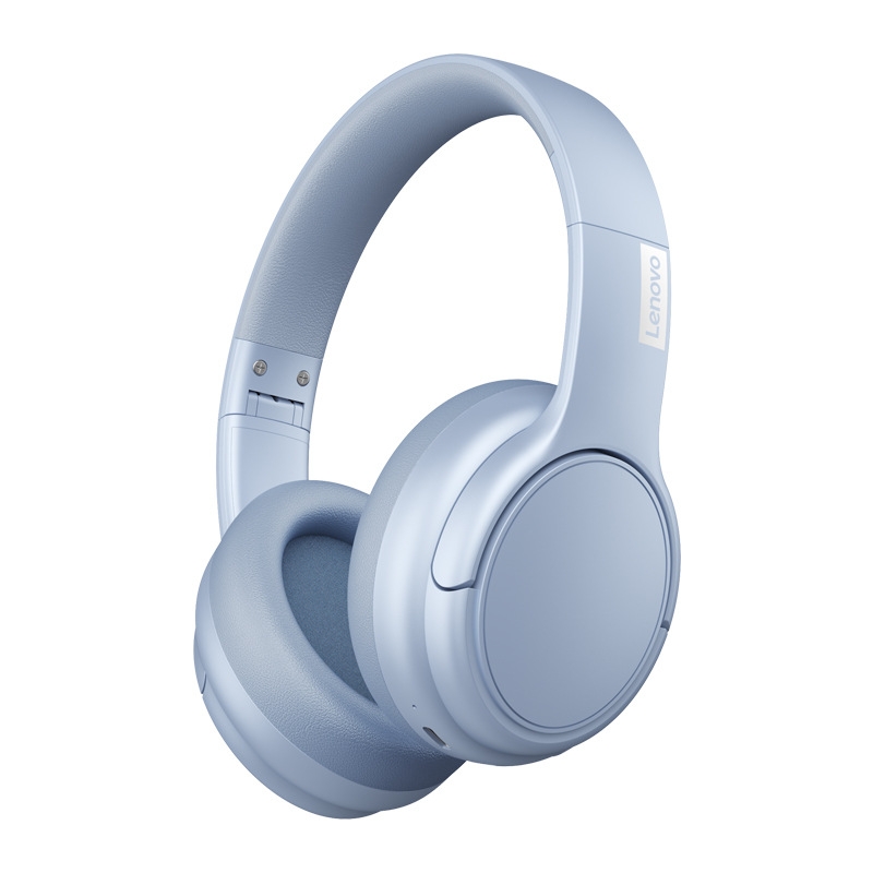 Lenovo TH20 E-Sports Wireless Head Wearing Bluetooth Headset(Sky Blue) - Shopkiz.com