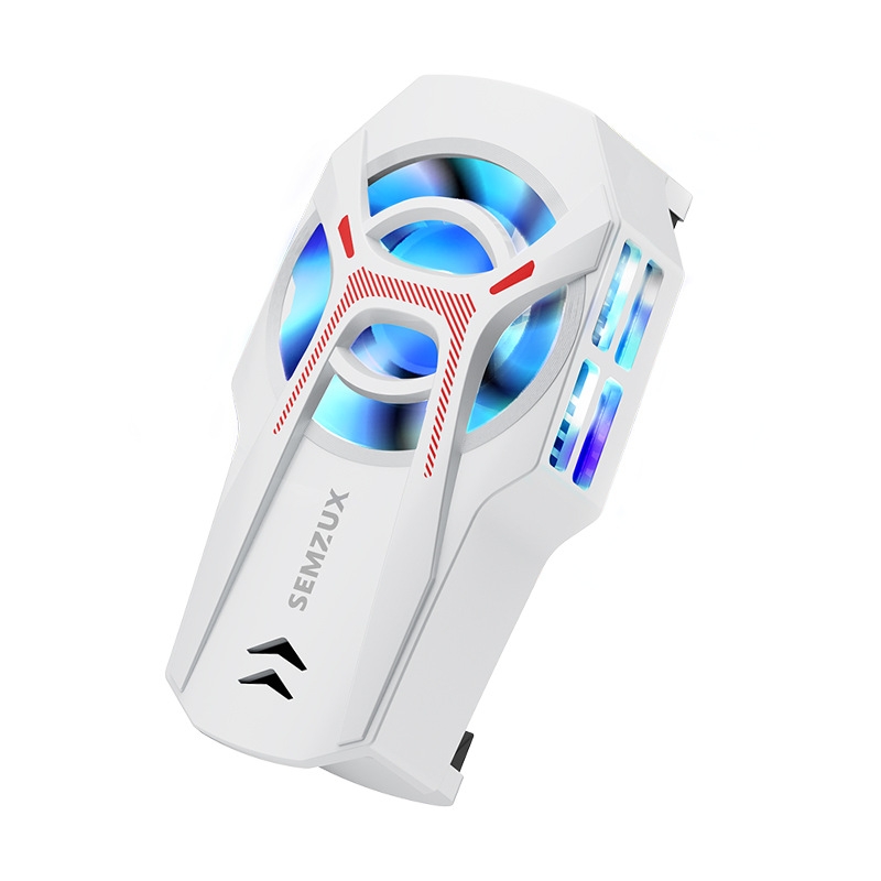 Snow-3002 Semiconductor Refrigeration Phone Radiator Game Live Cooling Back Clip(White) - Shopkiz.com