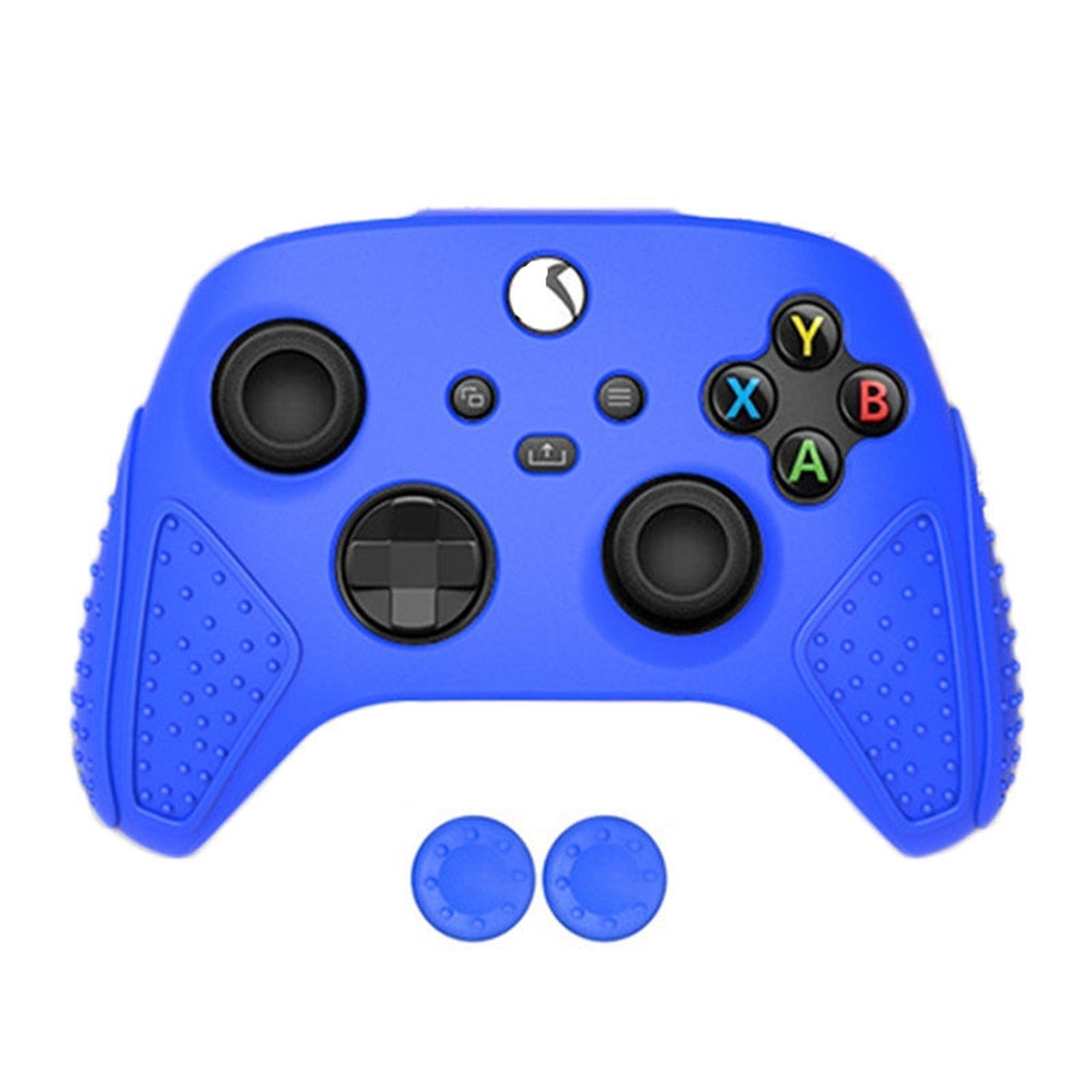 For XBOX Series S / X Gamepad Non-Slip Silicone Protective Case(Blue)