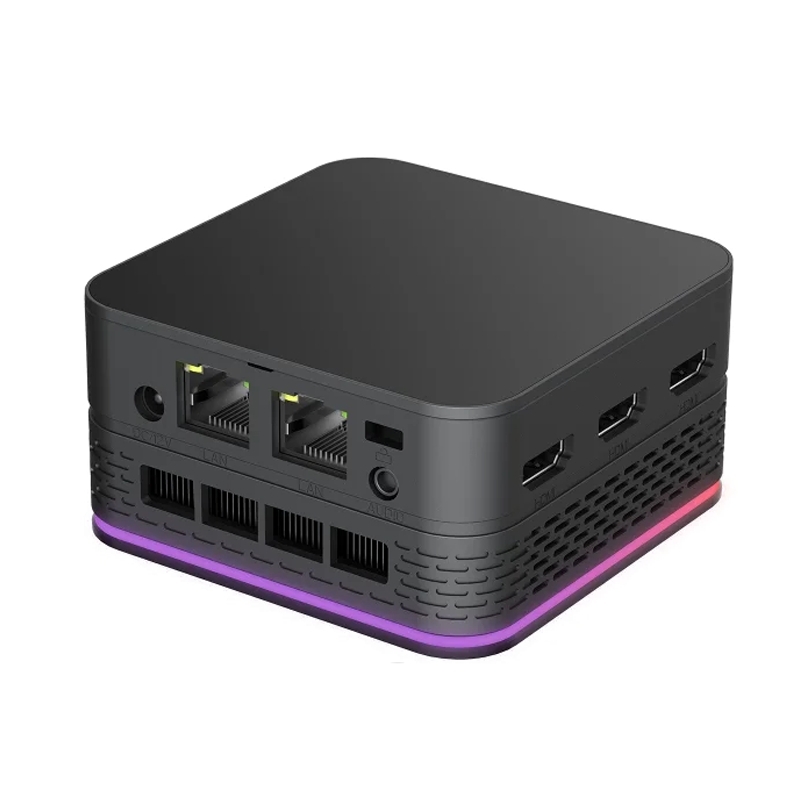T9 Plus N100 DDR5 8G+128G UK Plug 12th Alder Lake Dual Gigabit LAN+3 HDMI 4K HD Pocket Mini PC - Shopkiz.com