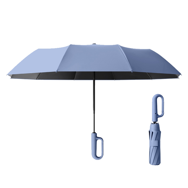 Fully Automatic Rain Or Shine Umbrella Foldable Unisex Sun Shade Umbrella, Style: Forward Blue 125cm - Shopkiz.com