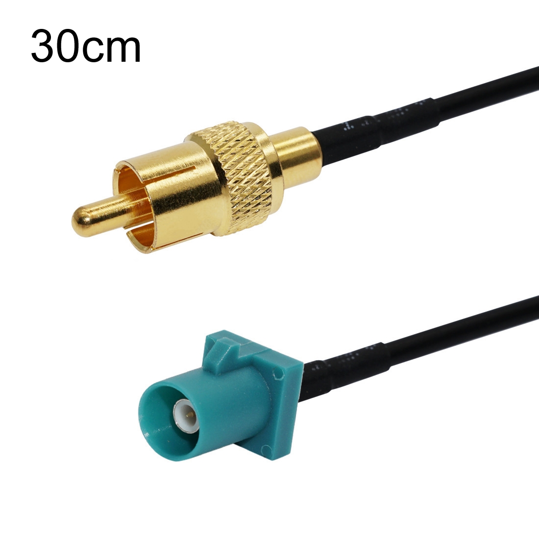 30cm RCA Male To Fakra Z Male RG174 Cable Coaxial RF Adapter Cable - Shopkiz.com