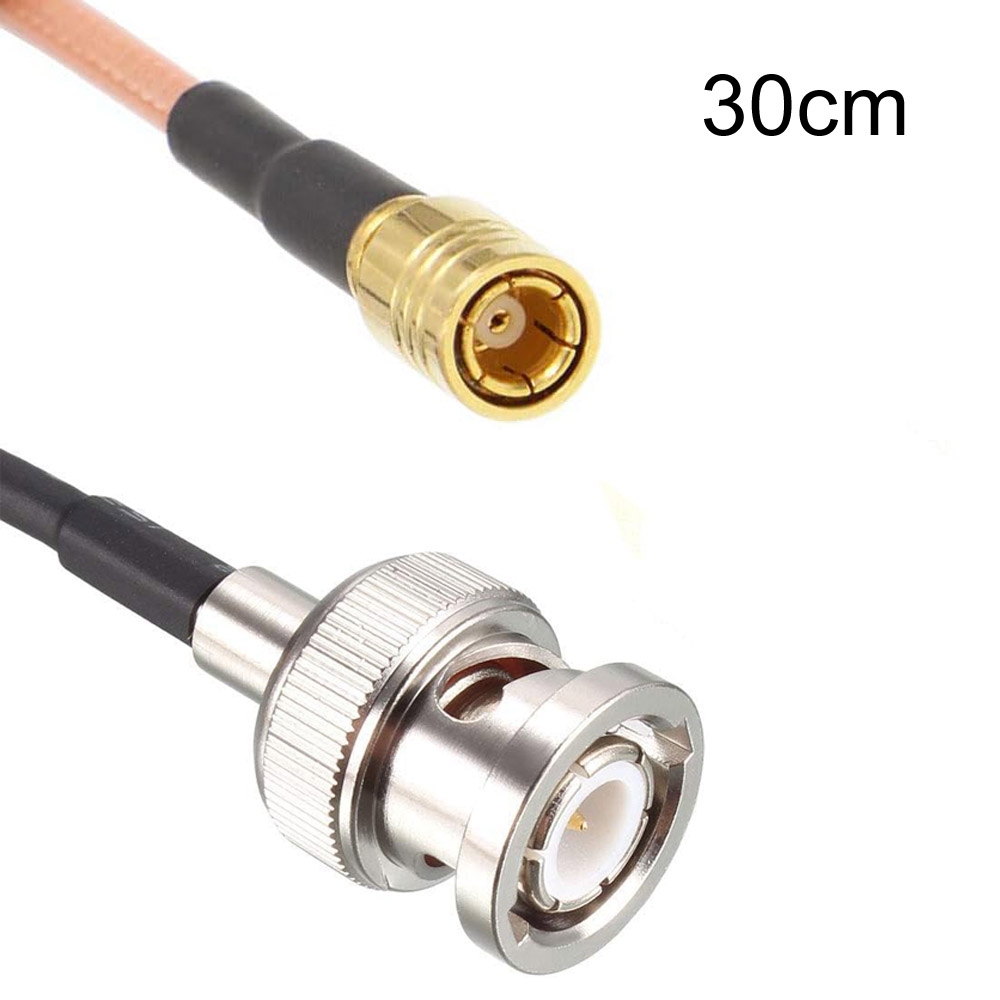 30cm RF Coaxial Cable BNC Male To SMB Female RG316 Adapter Extension Cable - Shopkiz.com