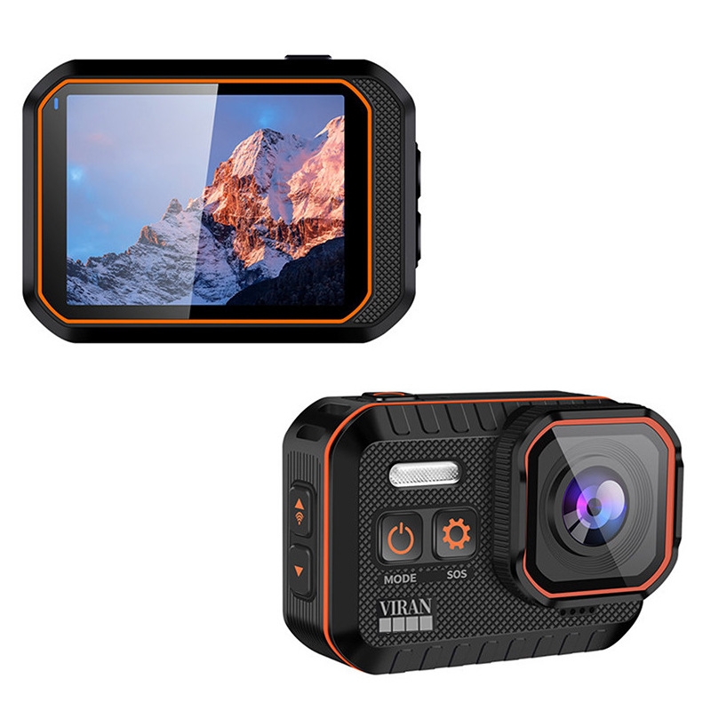 SC002 4K/60FPS IP68 Waterproof WiFi HD Mini Outdoor Sports Diving Camera, Color: Black+64G - Shopkiz.com