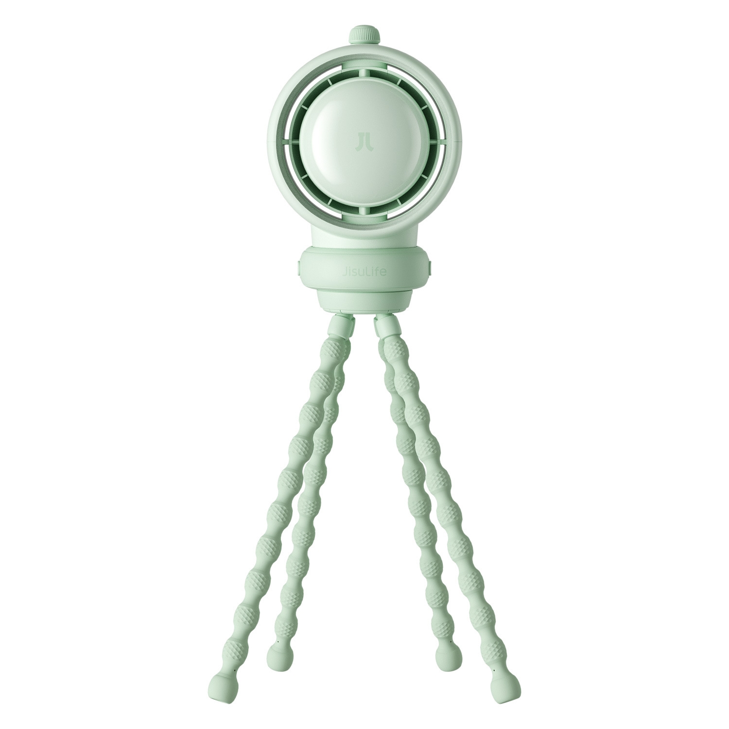 JisuLife Stroller Fan Life2S High Speed Energy Saving Stroller Mini Fan Octopus Bladeless Swingable Head Air Purifying Fan(Mint Green) - Shopkiz.com