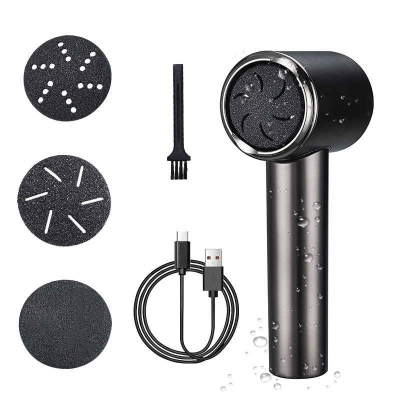 Electric Callus Remover with Vacuum Absorption 2 Speeds Adjustable Waterproof  Foot Care Tool(Black) - Shopkiz.com