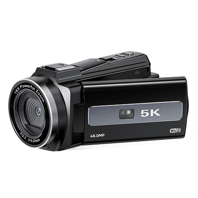 HDV-255K 5K/30FPS 16X Zoom Outdoor Sports HD Electronic Anti-Shake Digital Camera(EU Plug) - Shopkiz.com