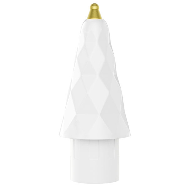 For Apple Pencil 1 / 2 Generation & USB-C Stylus Modified Pen Tip Diamond Crystal Pencil Nib(White) - Shopkiz.com