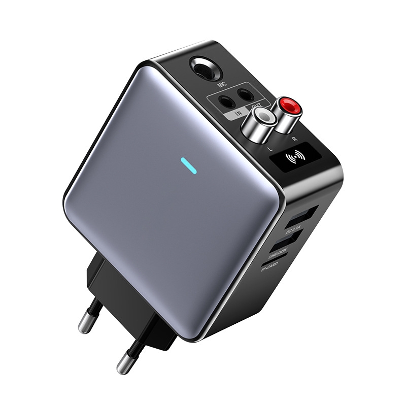 OMS-H6 Bluetooth 5.3 Adapter Wireless Audio Receiver And Transmitter EU Plug - Shopkiz.com