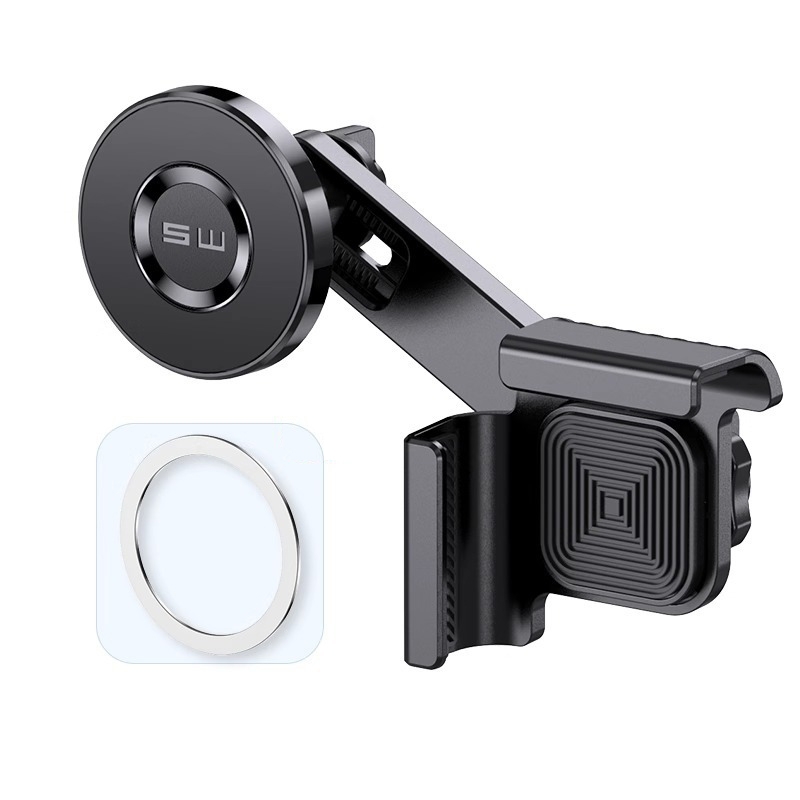SHUNWEI Car Navigation Screen Floating Mobile Phone Holder, Style: Magnetic Type - Shopkiz.com