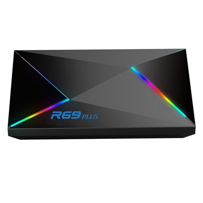 4G+32G EU Plug R69PLUS Allwinner H728 Octa-Core ARM Cortex A55 Android 14 Network Box Player - Shopkiz.com