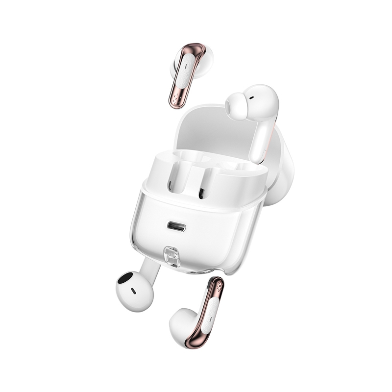 J17 In-Ear Bilateral Stereo Couple Wireless Bluetooth Earphone(White) - Shopkiz.com