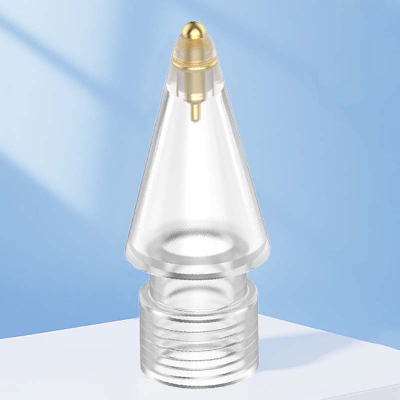 For Apple Pencil Series Replacement Nibs Modified Nibs, Style: 3.0 Round Head Transparent Shell Gold Tip - Shopkiz.com