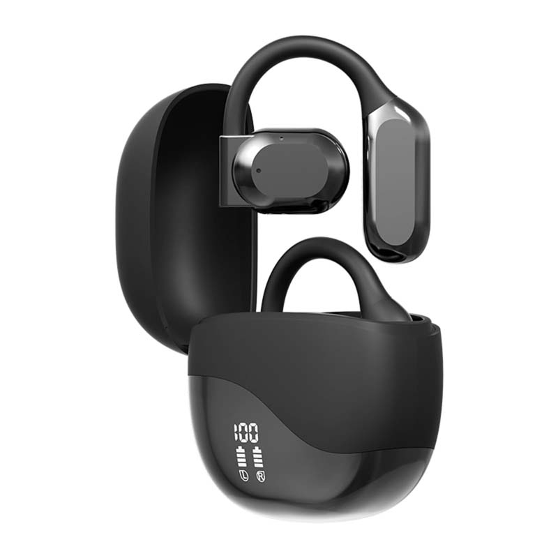 M62 Open-Ear Bone Conduction Long Life OWS Wireless Bluetooth Earphones(Black) - Shopkiz.com