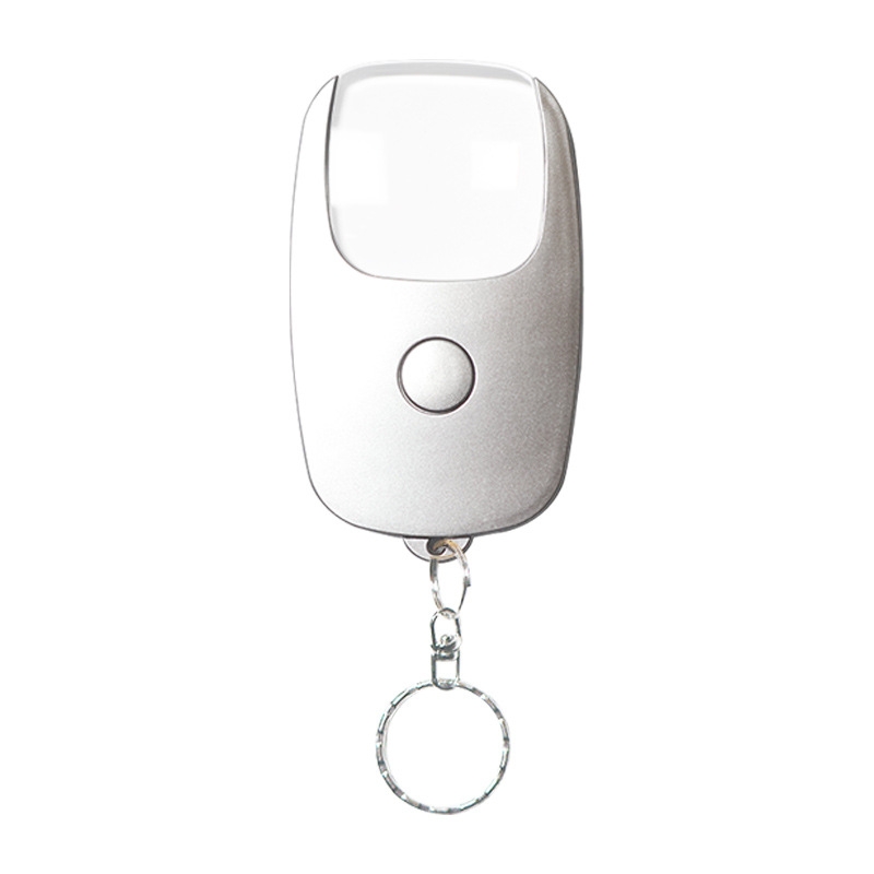 5x Magnifying Glass with Light & Keychain Rechargeable Magnifier for Elderly Reading(Silver) - Shopkiz.com