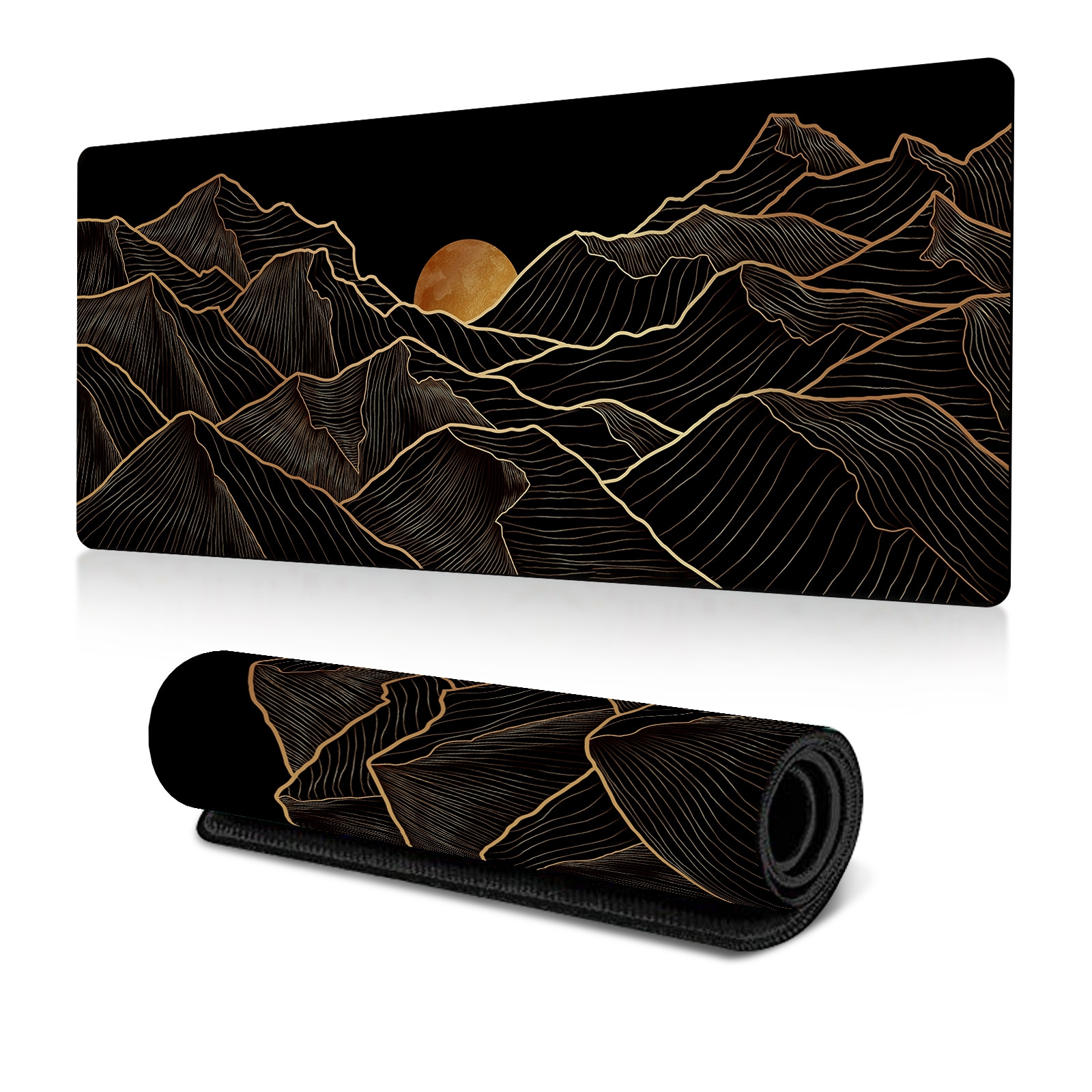 300x600x2mm Big Wave Gaming Mouse Pad Non-Slip Rubber Desk Mat(No.32) - Shopkiz.com