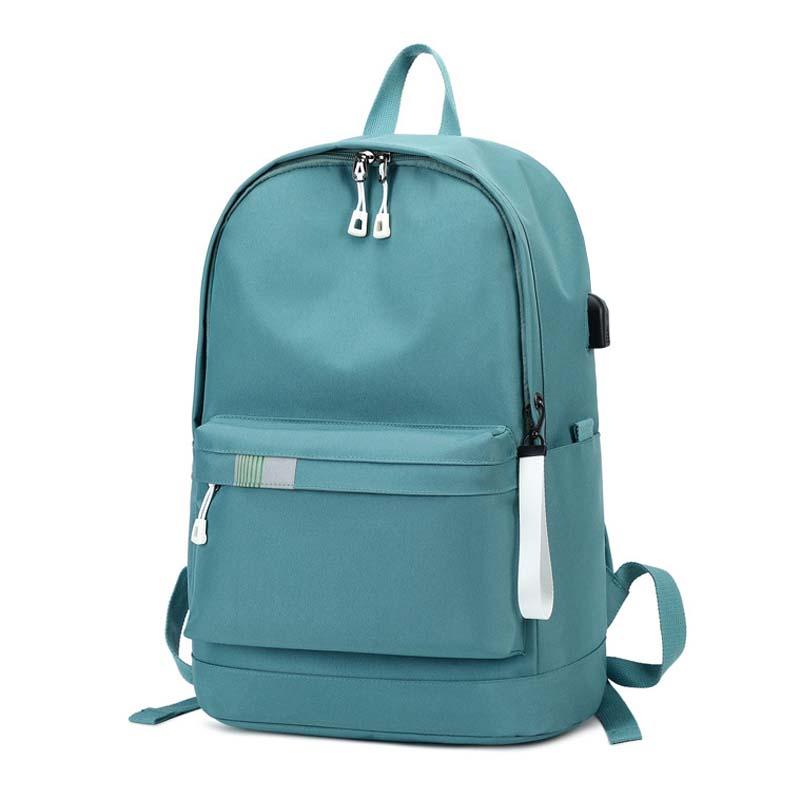 SKV B21071 Large Capacity Student School Bags Leisure Traveling Double Shoulder Laptop Backpack(Blue) - Shopkiz.com