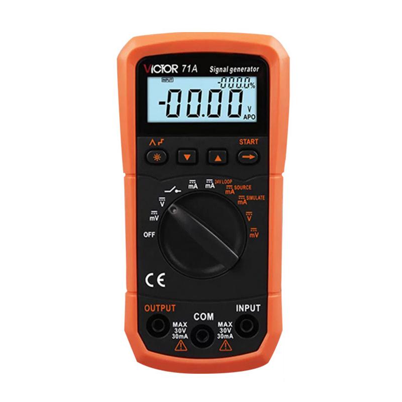 Victor Output Current Voltage Process Signal Source Multimeter, Model: VC71A - Shopkiz.com