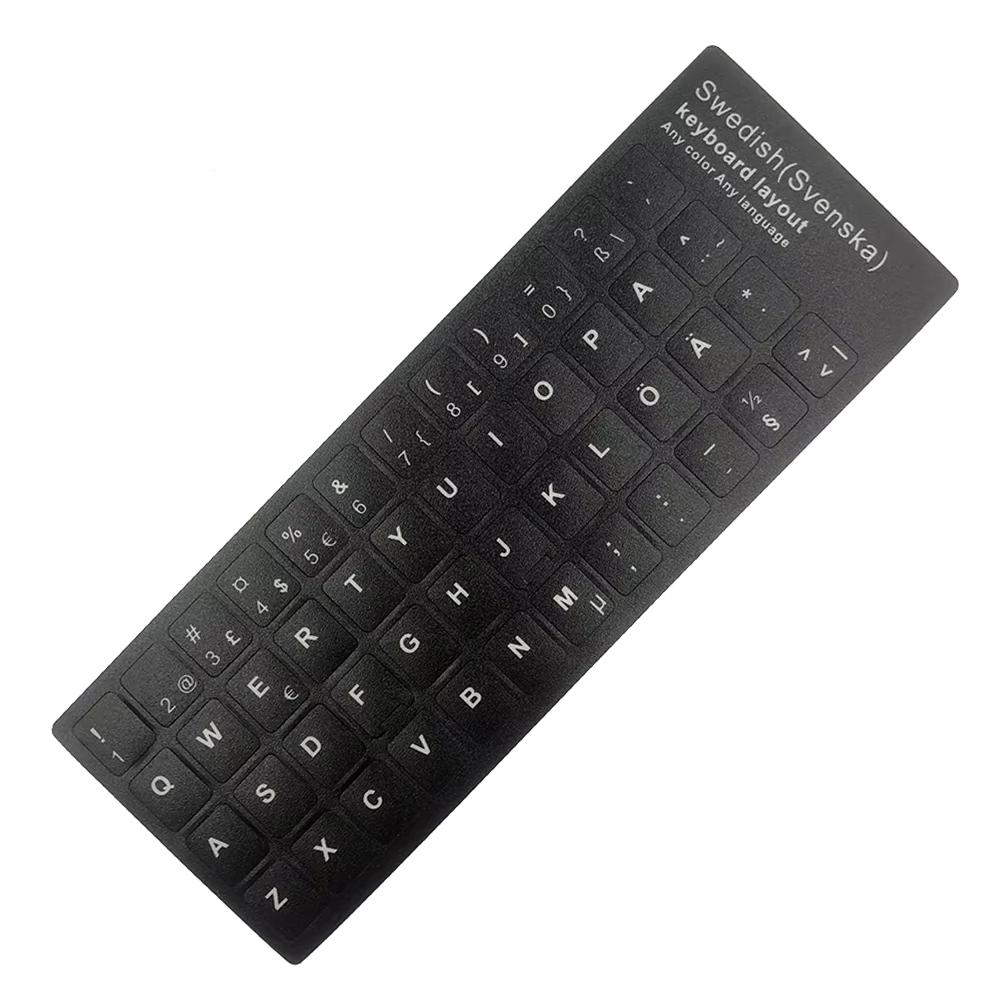 Laptop Keyboard Sticker, Language: Swedish - Shopkiz.com