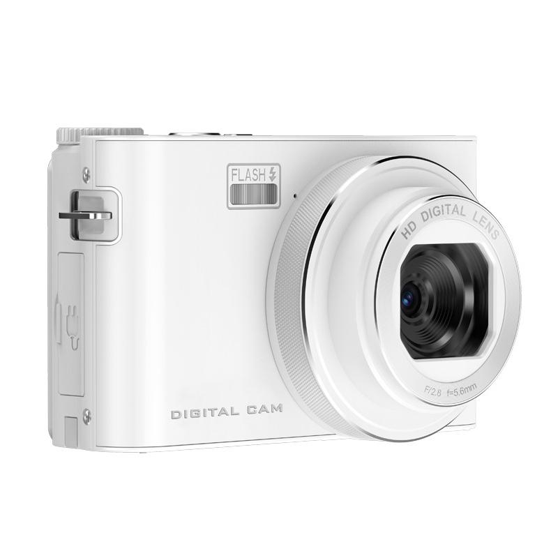 4K HD Touch Screen Digital Micro SLR Camera MP3 DSLR Camcorder 64MP Anti-Shake Vlogging Video Camera(White) - Shopkiz.com