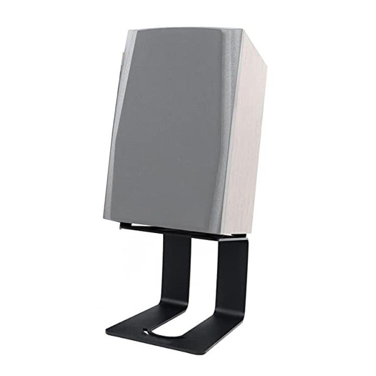 Metal Desktop Speaker Stand Vibration Damping Tilted Studio Monitor Speaker Bracket(Black) - Shopkiz.com