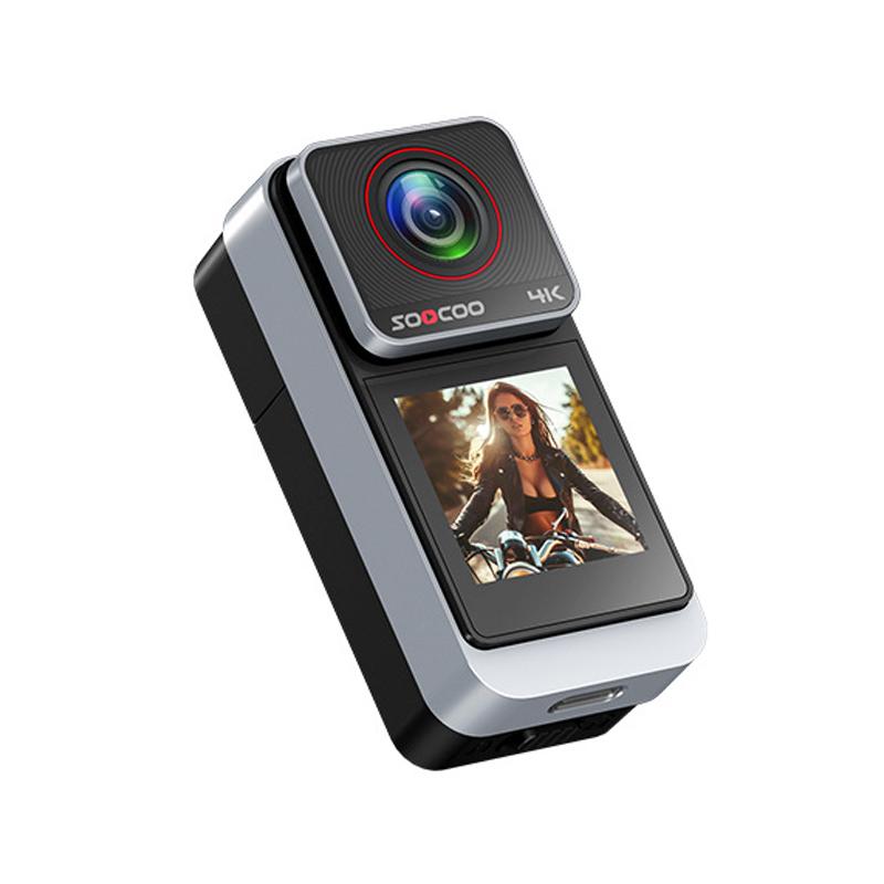 SOOCOO SAW1 No Memory Card 4K HD Anti-Shake Waterproof Motorcycle Riding Recorder Chest Head Mounted Diving Thumb Camera - Shopkiz.com