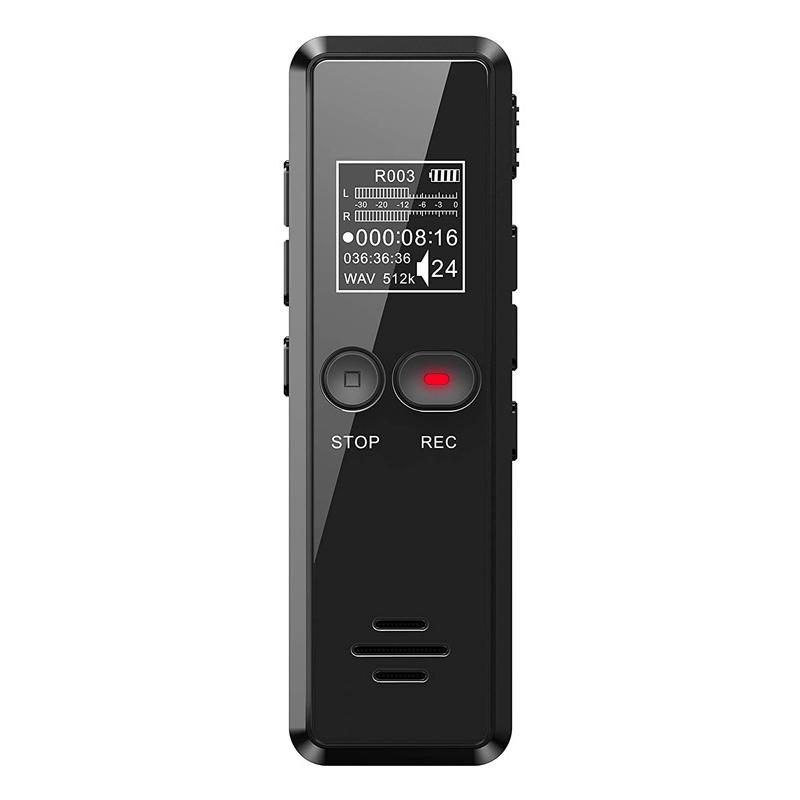 32GB 0.9-inch LCD Screen Interview Mini HD Recorder USB Charging MP3 Player - Shopkiz.com