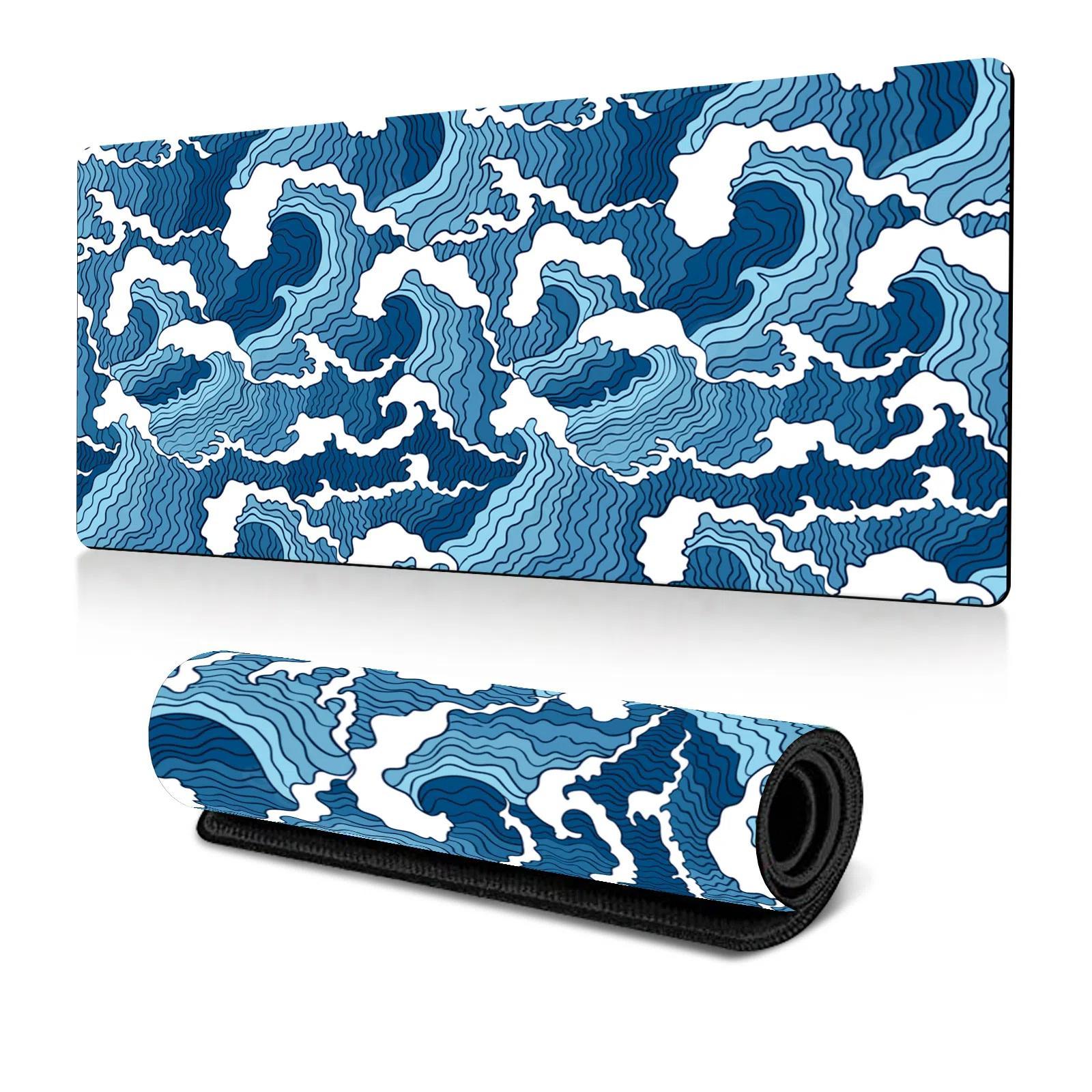 Large Abstract Mouse Pad Gamer Office Computer Desk Mat, Size: 300x600x2mm(Abstract Fluid 27) - Shopkiz.com
