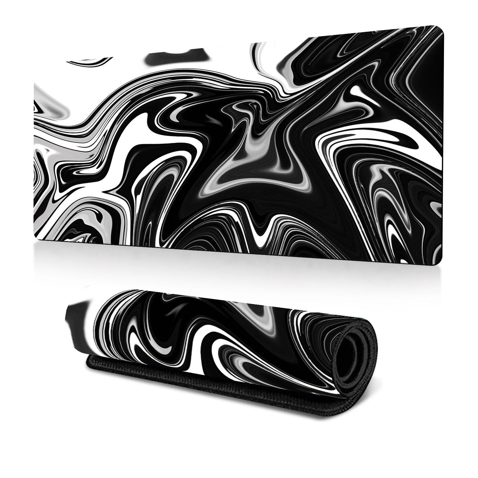 Large Abstract Mouse Pad Gamer Office Computer Desk Mat, Size: 300x700x2mm(Abstract Fluid 30) - Shopkiz.com