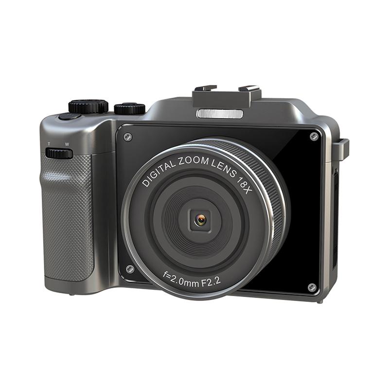 FSD-X9 3.0-Inch 4K HD 18X Zoom Selfie WIFI Electronic Image Stabilization Digital Camera(Black) - Shopkiz.com