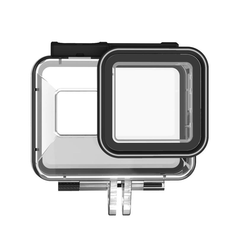 TELESIN For GoPro HERO8 Black 50m Waterproof Protective Case Diving Case Sports Camera Accessories(Transparent) - Shopkiz.com