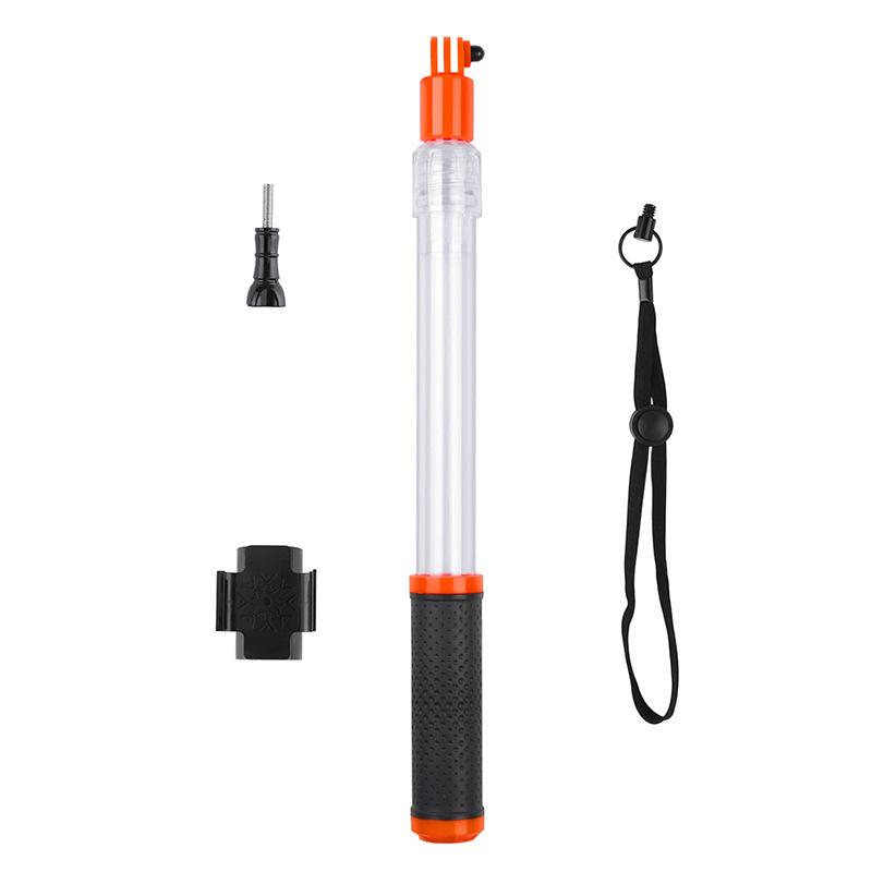 TELESIN Waterproof Selfie Stick For GoPro HERO Series / DJI Osmo Action Series And Other Sports Camera(Transparent) - Shopkiz.com