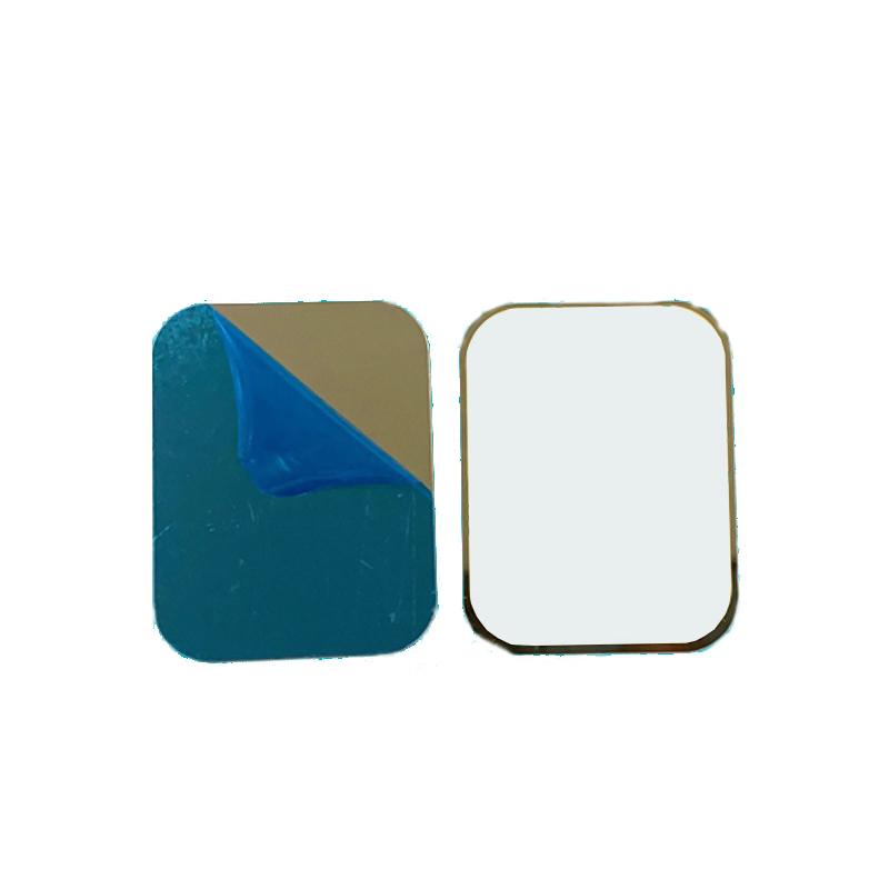 2pcs /Pack Adhesive Iron Sheet Metal Plate Sticker For Magnet Phone Holder Magnetic Cabinet Lights 35 x 45 x 0.3mm - Shopkiz.com