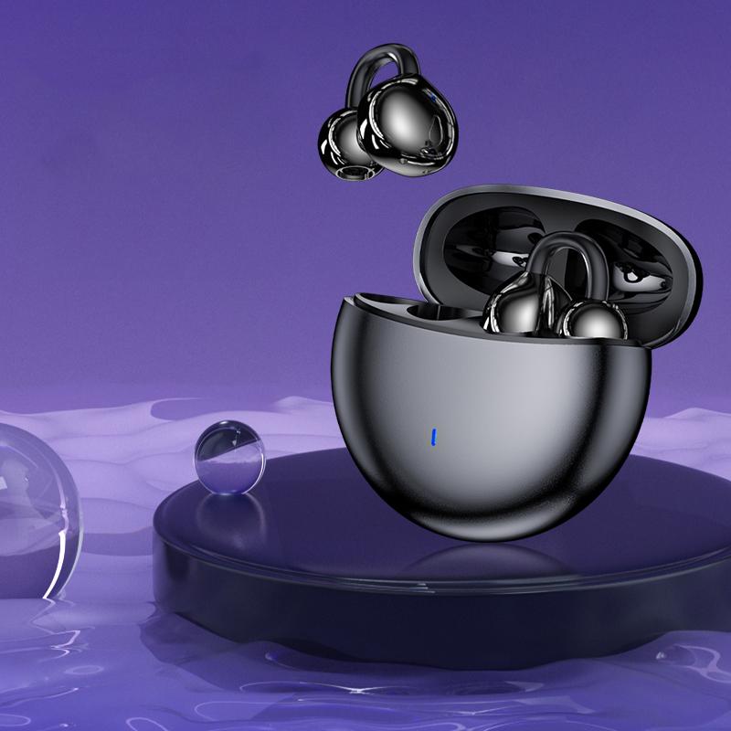 M300 Mini Invisible Clip-On Wireless Bluetooth Earbuds with Active Noise Reduction(Black) - Shopkiz.com
