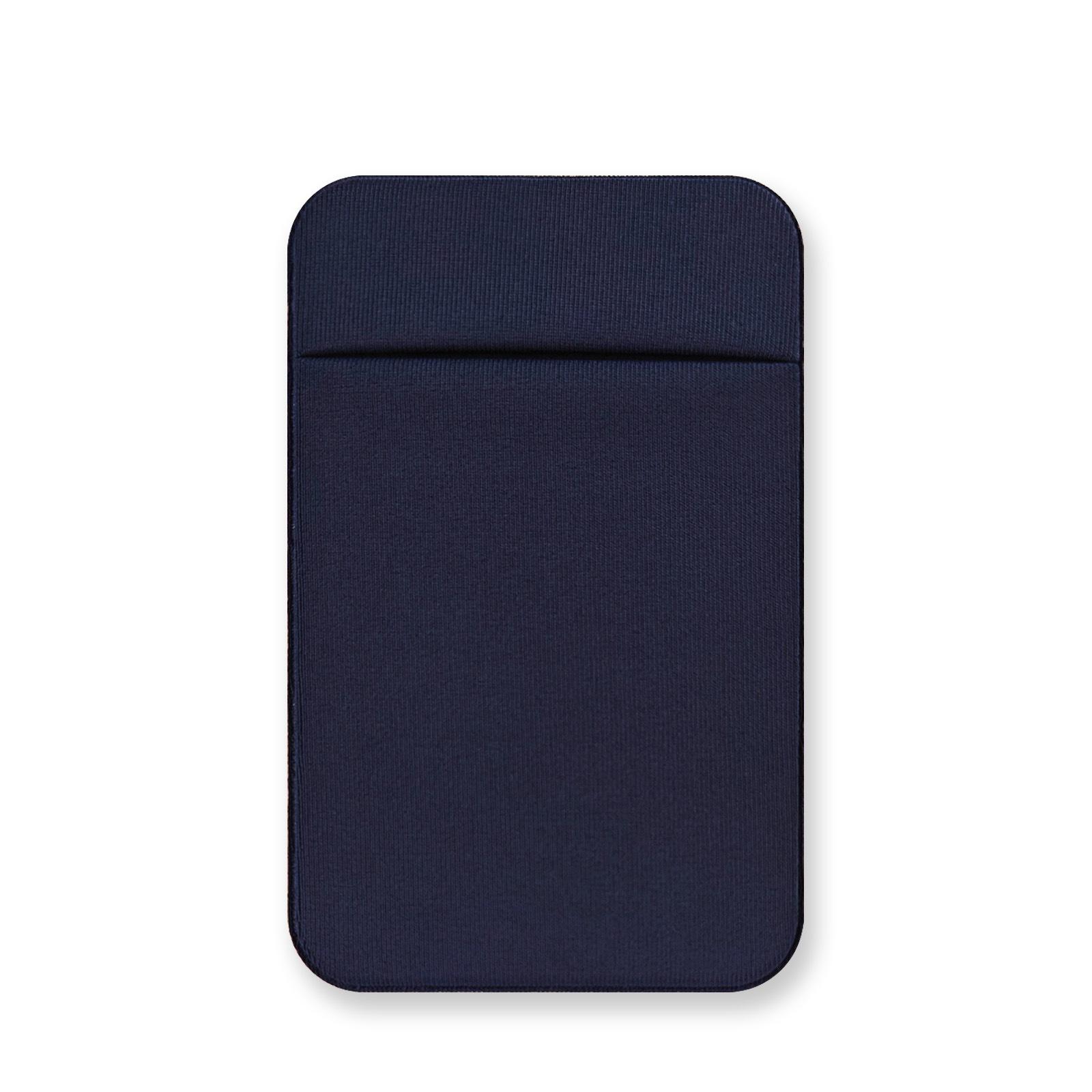 Elastic Lycra Phone Back Sticker Card Holder Secure Card Pocket with No Residue Removal(Deep Blue) - Shopkiz.com