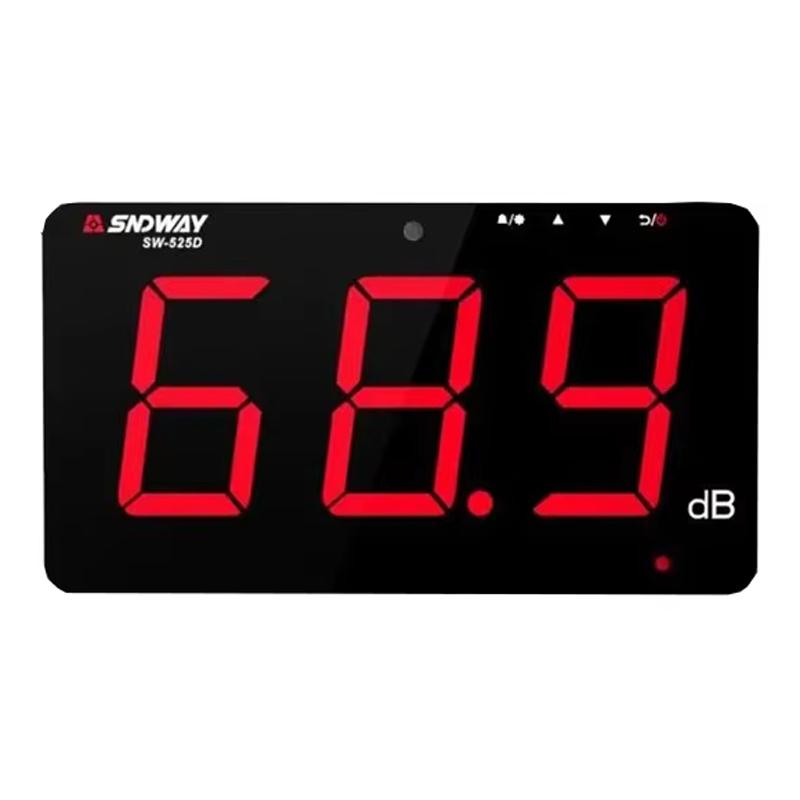SNDWAY SW-525D 9.6 inch Wall Mounted Decibel Meter Large Screen Environmental Noise Monitor - Shopkiz.com