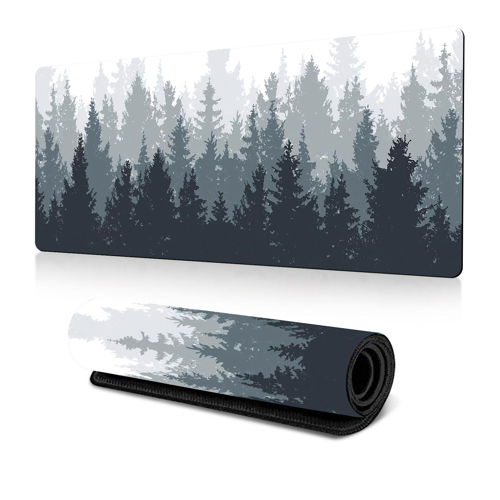 Flowers and Trees Themed Mouse Pad Desk Mat For Office/Gaming 300x600x3mm(No.8) - Shopkiz.com