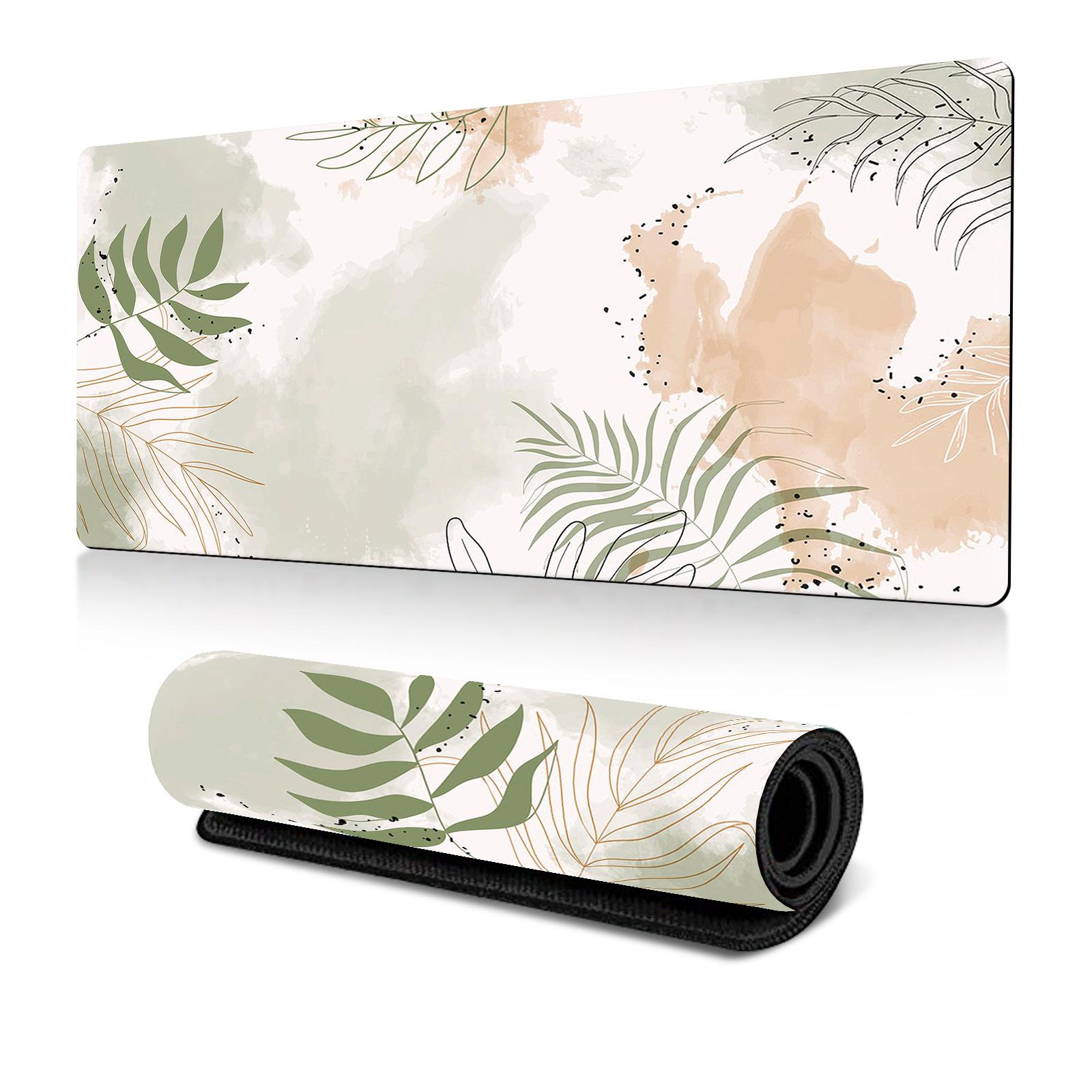 Flowers and Trees Themed Mouse Pad Desk Mat For Office/Gaming 300x600x3mm(No.5) - Shopkiz.com