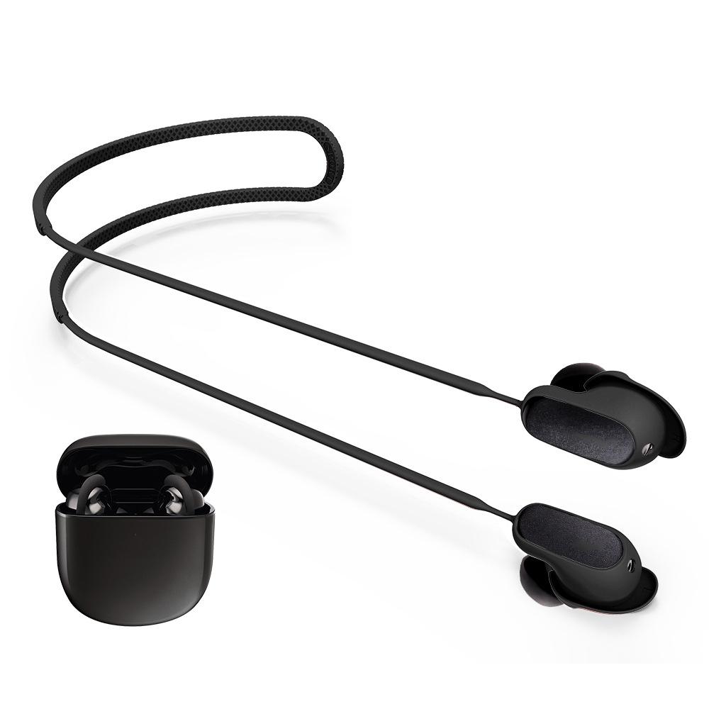 For BOSE QuietComfort Earbuds II Bluetooth Earphone Silicone Anti-Lost Rope(Black) - Shopkiz.com