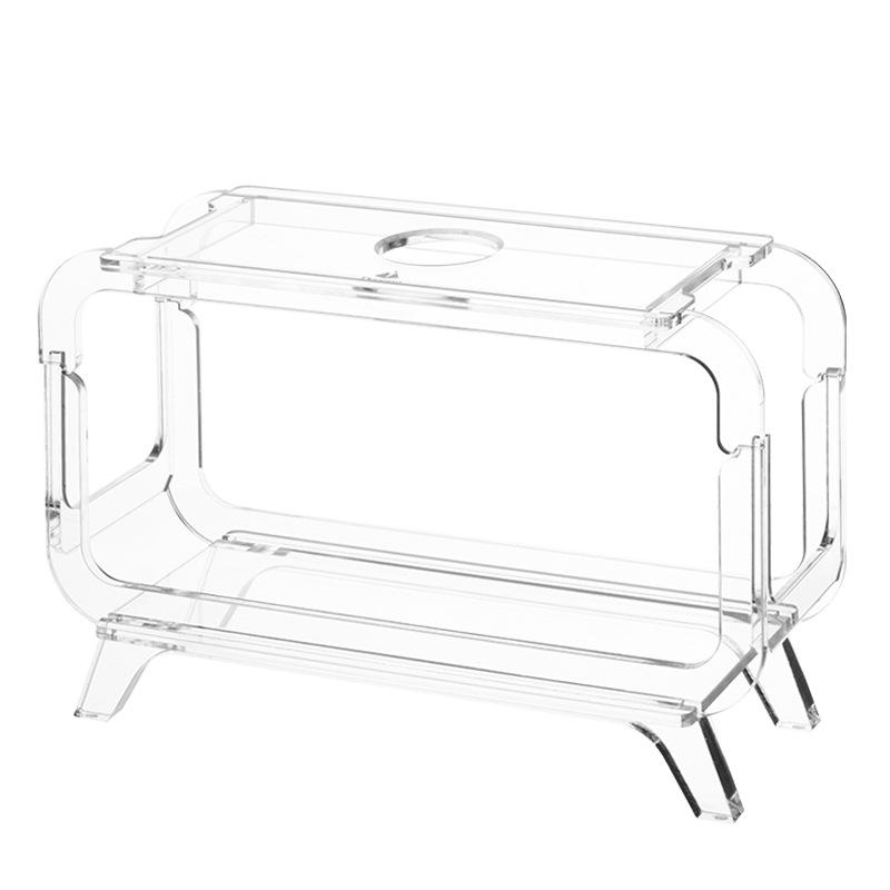 For Marshall Middleton Speaker Stand Acrylic Retro TV Cabinet Design Desktop Organizer Display Shelf(Transparent) - Shopkiz.com