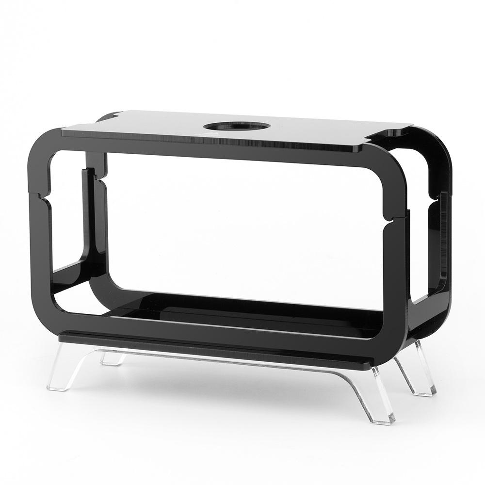 For Marshall Middleton Speaker Stand Acrylic Retro TV Cabinet Design Desktop Organizer Display Shelf(Black) - Shopkiz.com