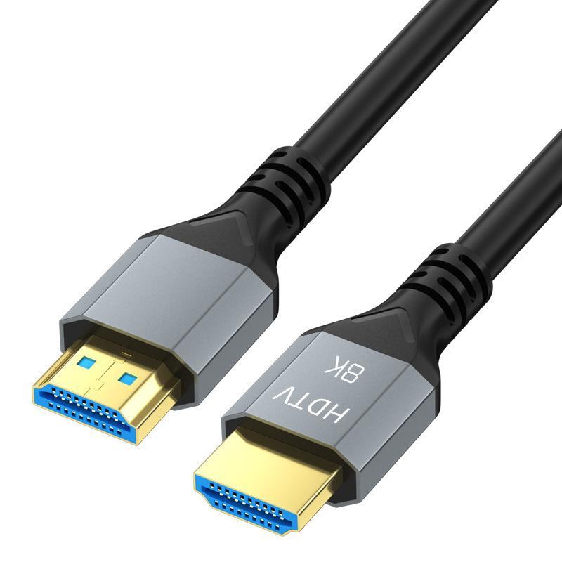 1m HDMI 2.1 Male To Male 8K HD Cable Computer Laptop Monitor TV Connection Cable - Shopkiz.com