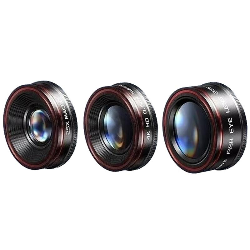 3 In 1 Set High Definition Camera Mobile Phone Lens With Lens Clip - Shopkiz.com