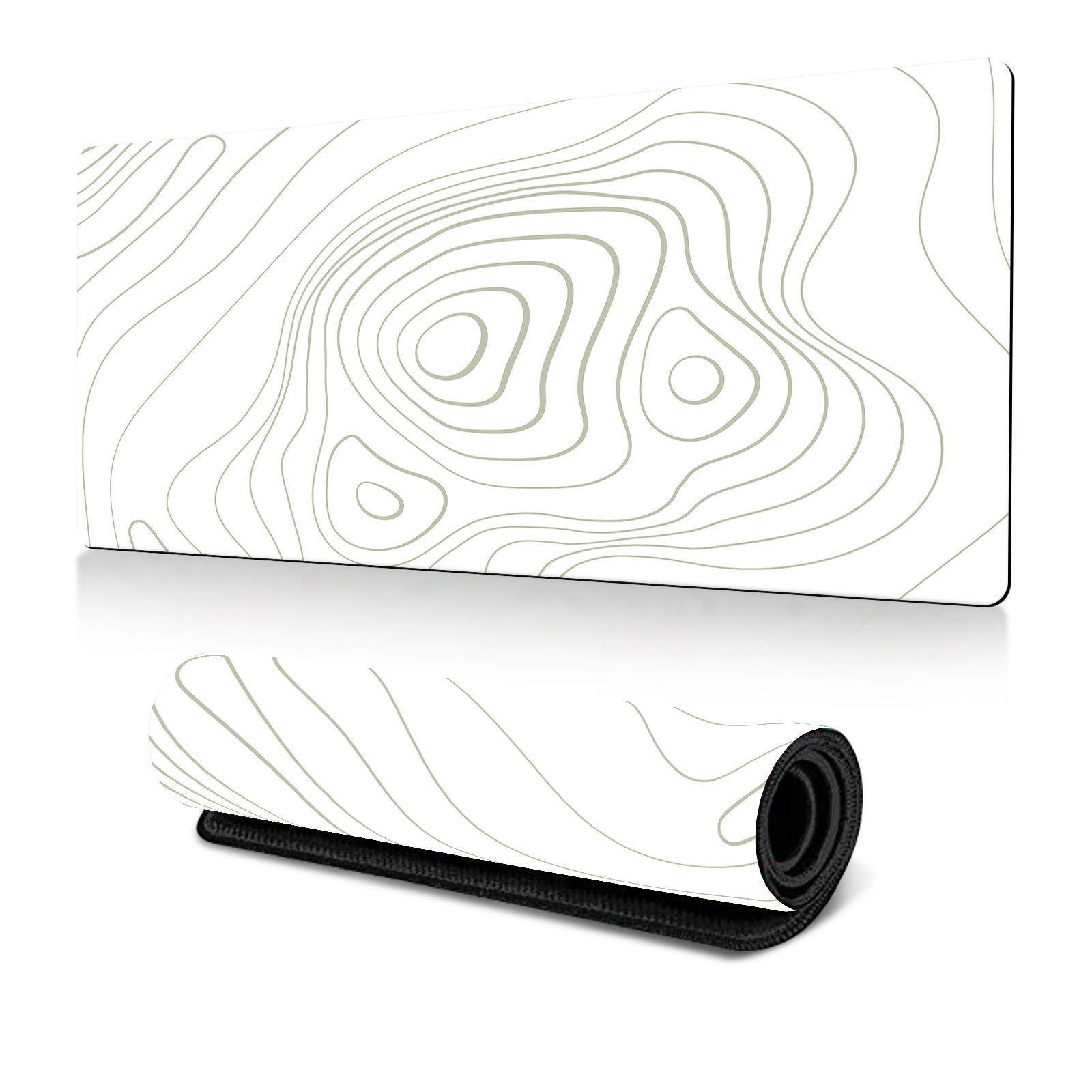 Abstract Line Texture Mouse Pad Non-Slip Desk Mat For Office, Gaming, Size: 300x700x2mm(No. 36) - Shopkiz.com